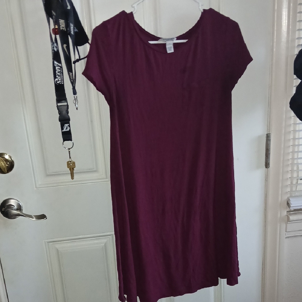 Burgandy  Dress